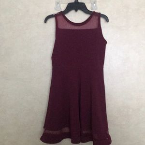 Maroon dress